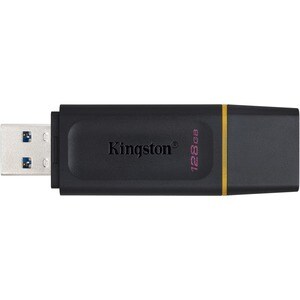 Unidad flash Kingston DataTraveler Exodia - 128 GB - USB 3.2 (Gen 1) - Negro, Amarillo