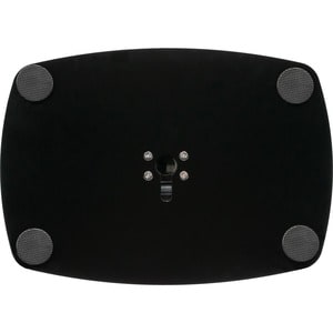 CTA Digital Premium Thin Profile Floor stand with VESA plate and Base (Black) - Floor Stand - Metal, Powder Coated Steel -