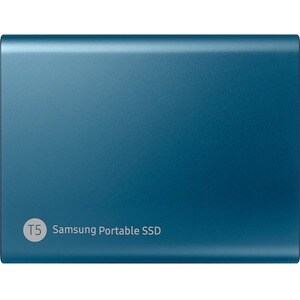 Samsung-IMSourcing T5 MU-PA500B/AM 500 GB Portable Solid State Drive - External - Blue - USB 3.1 - 540 MB/s Maximum Read T