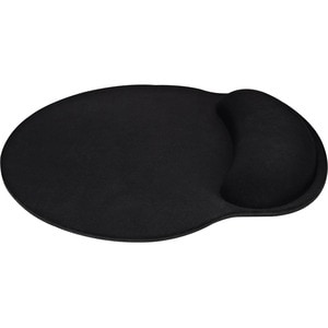 V7 MP03BLK Mouse Pad - 23 mm x 220 mm x 249.9 mm Dimension - Black - Memory Foam, Rubber - Anti-skid