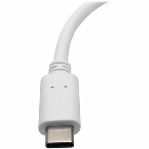 Eaton Tripp Lite Series USB-C to DisplayPort Active Adapter Cable with Equalizer (M/F), UHD 8K, HDR, 60W PD Charging, Whit