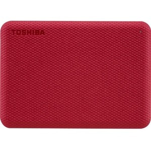Toshiba Canvio Advance Tragbar Festplatte - 2,5" Extern - 2 TB - Rot - USB 3.2 (Gen 1)