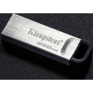 Kingston DataTraveler Kyson DTKN 256 GB USB 3.2 (Gen. 1) Typ A Flash-Laufwerk - Silber - 200 MB/s Read Speed - 60 MB/s Wri