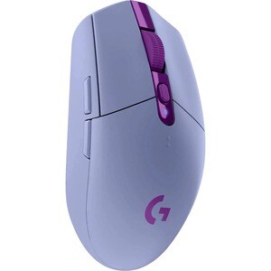 Ratón de juego Logitech LIGHTSPEED - Radiofrecuencia - Óptico - 6 Botón(es) - Violeta - Inalámbrico - 2.40GHz - 12000 dpi