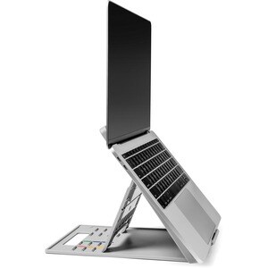 Kensington Easy Riser Go Laptop Riser Grey - Up to 14" (355.60 mm) Screen Support - Desktop - Gray 