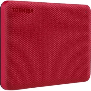 Toshiba Canvio Advance HDTCA40ER3CA 4 TB Portable Hard Drive - 2.5" External - Red - USB 3.2 (Gen 1) - 2 Year Warranty