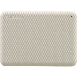Toshiba Canvio Advance HDTCA10EW3AA 1 TB Portable Hard Drive - 2.5" External - Light Beige - USB 3.2 (Gen 1) - 2 Year Warr