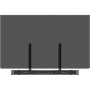 Staffa montaggio ITB per Sound Bar Speaker - Nero - Regolabile in altezza - 10 kg Capacità di carico - 800 x 400 - Acciaio