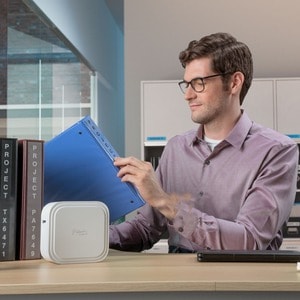 Etikettenband Brother P-touch - 36 mm Breite - Rechteck - Weiß auf Mattschwarz - Laminiert