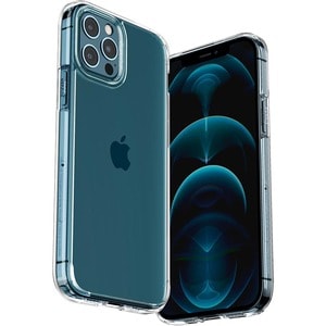 Spigen Ultra Hybrid Case for Apple iPhone 12 Pro, iPhone 12 Smartphone - Crystal Clear - Polycarbonate, Thermoplastic Poly