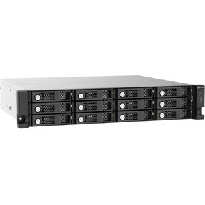 QNAP TL-R1220SEP-RP Drive Enclosure SATA/600 - Mini-SAS HD Host Interface - 2U Rack-mountable - Hot Swappable Bays - 12 x 