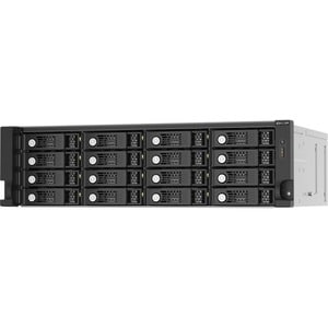 QNAP TL-R1620SEP-RP Drive Enclosure SATA/600 - Mini-SAS HD Host Interface - 3U Rack-mountable - Hot Swappable Bays - 16 x 