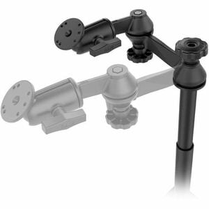 RAM Mounts No-Drill Mounting Base for Notebook - Height Adjustable - Powder Coated Steel