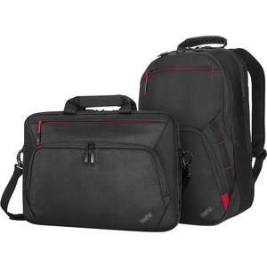 Lenovo Essential Plus Tasche Robust (Aktentasche) für 39,6 cm (15,6 Zoll) Notebook - Schwarz - Ballistic Nylon Körper - Wi