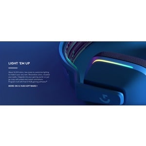 G733 LIGHTSPEED Wireless RGB Gaming Headset - Blue