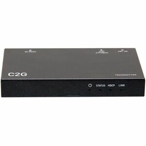 C2G 4K HDMI HDBaseT Extender over Cat Transmitter to Box Receiver - 1 Input Device - 1 Output Device - 230 ft Range - 2 x 