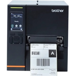 Brother TJ-4021TN Industrial Direct Thermal/Thermal Transfer Printer - Monochrome - Label Print - Fast Ethernet - USB - US