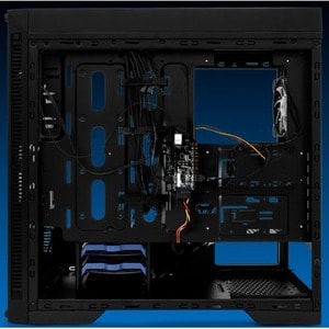 Game Factor CSG601 Gabinete para computadora gamer - ATX, Mini ITX, Micro ATX, EATX Placa base admitida - Vidrio templado,