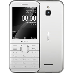 Nokia 8000 4G 4 GB Feature Phone - 7.1 cm (2.8") QVGA 320 x 240 - Cortex A7Quad-core (4 Core) 1.10 GHz - 512 MB RAM - 4G -