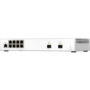 QNAP QSW QSW-M2108-2S 8 Ports Manageable Ethernet Switch - 2 Layer Supported - Modular - 12.17 W Power Consumption - Twist