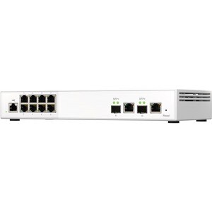 QNAP QSW QSW-M2108-2C 10 Ports Manageable Ethernet Switch - 2 Layer Supported - Modular - 12.17 W Power Consumption - Opti