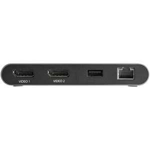 StarTech.com Thunderbolt 3 Docking Station für Notebook - Schwarz, Silber - 2 Unterstützte Displays - 4K - 3840 x 2160 - 1