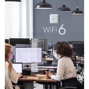 Netgear WAX214 802.11ax 1,76 Gbit/s Drahtloser Access Point - 2,40 GHz, 5 GHz - 1 x Netzwerk (RJ-45) - Gigabit-Ethernet - 