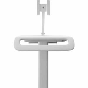 CTA Digital Height-Adjustable Rolling Medical Workstation Cart with VESA Plate - 4 Casters - 1