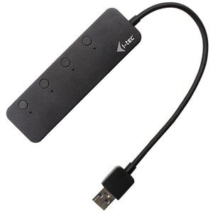 i-tec USB Hub - USB 3.0 - External - Black - 4 Total USB Port(s) - 4 USB 3.0 Port(s) - PC, Mac, Linux, Android, ChromeOS