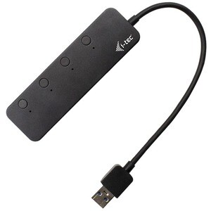 i-tec USB-Hub - USB 3.0 - Extern - Schwarz - 4 Total USB Port(s) - 4 USB 3.0 Port(s) - PC, Mac, Linux, Android, ChromeOS