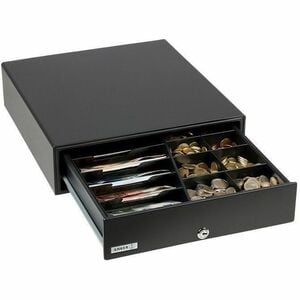 ANKER MDX13E Kassenlade - EUR 5 Banknotenfächer - 8 Münzfächer - 3 Schließmodi, Druckerschnittstelle - Metall - Anthrazit 