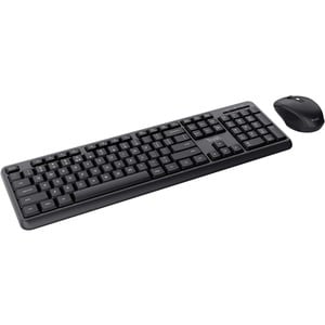 Trust Ody Keyboard & Mouse - English (UK) - USB Wireless Keyboard - Keyboard/Keypad Color: Black - USB Wireless Mouse - Op