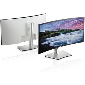 Dell UltraSharp U3421WE 86.7 cm (34.1") Curved Screen LCD Monitor - 21:9 - Platinum Silver - 863.60 mm Class - Advanced Hi
