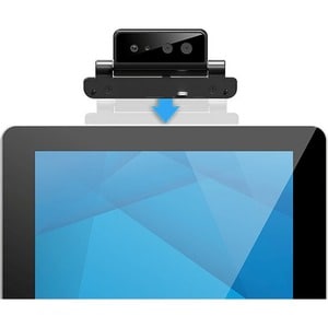Webcam Elo Edge Connect - 60 fps - Noir - Vidéo 1920 x 1080 - Moniteur