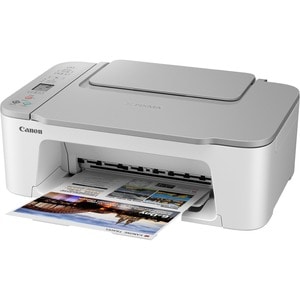 Canon PIXMA TS3451 (White) Wireless Inkjet Multifunction Printer - Colour - Copier/Printer/Scanner - 4800 x 1200 dpi Print