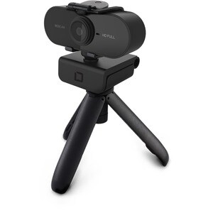 Webcam Dicota - Noir - USB 2.0 - Vidéo 1920 x 1080 - Autofocus - Microphone - Portable, Ordinateur