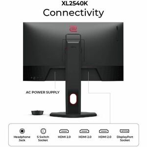 BenQ Zowie XL2540K 25" (63.5 cm) Class Full HD Gaming LED Monitor - 16:9 - Grey - 24.5" (62.2 cm) Viewable - Twisted nemat