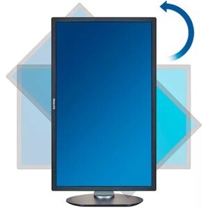 Philips 240B9 24 Zoll Class WUXGA LCD-Monitor - 16:10 Format - Schwarz - 61,2 cm (24,1 Zoll) Viewable - IPS-Technologie (I