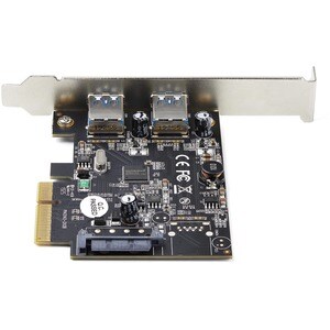 StarTech.com 2-Port USB PCIe Card 10Gbps/port - USB 3.1/3.2 Gen 2 Type-A PCI Express 3.0 x2 Host Controller Expansion Card