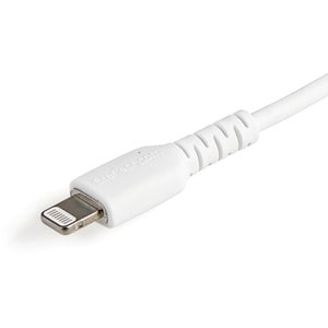 StarTech.com 6 inch/15cm Durable White USB-A to Lightning Cable, Rugged Heavy Duty Charging/Sync Cable for Apple iPhone/iP