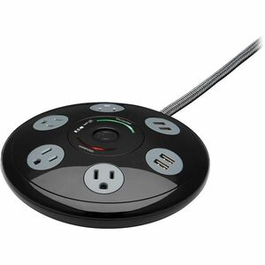 Tripp Lite by Eaton Conference Power Surge Protector - 4 NEMA 5-15R Outlets, 4 USB-A Ports, 6-ft. (1.83 m) Cord, Black - 4