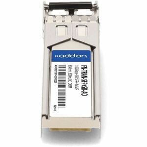 AddOn Fortinet FN-TRAN-SFP+SR Compatible TAA 10GBase-SR SFP+ Transceiver (MMF, 850nm, 300m, LC, DOM) - For Data Networking