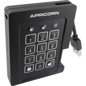 Apricorn ASSD-3PL256-4TBF 4 TB Rugged Solid State Drive - External - USB 3.0