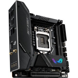 Asus ROG Strix Z590-I GAMING WIFI Desktop Motherboard - Intel Z590 Chipset - Socket LGA-1200 - Intel Optane Memory Ready -