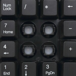Adesso WKB-6010UB Keypad - Wireless Connectivity - USB Interface - English (US) - Black - Membrane Keyswitch - RF - 9.14 m
