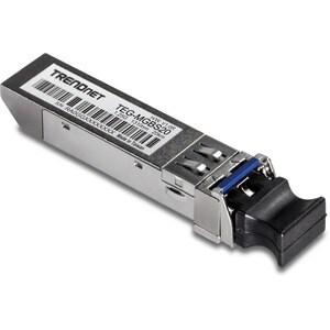 TRENDnet TEG-MGBS20 SFP (mini-GBIC) - 1 x LC Duplex 1000Base-X Network - TAA Compliant - For Optical Network, Data Network