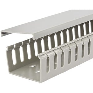 StarTech.com Cable Management Raceway w/Parallel Slots 78in - Network Cable Hider Kit - Slotted Wire Duct System - Cord Co