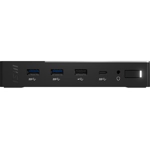 MSI PC Docking Station Gen2 USB-C 100W PD Charging. - for Notebook - 100 W - USB Type C - 3 Displays Supported - 4K - 3840