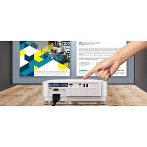 Proiettore DLP BenQ EH600 - 3D Ready - 16:9 - 1920 x 1080 - Frontale, Soffitto - 1080p - 5000 Ora Modo normale - 10000 Ora