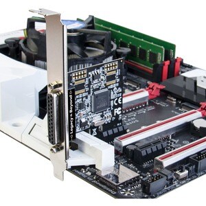 SIIG Single Parallel Port PCIe Card - Data Transfer Rate up to 1.5Mbps